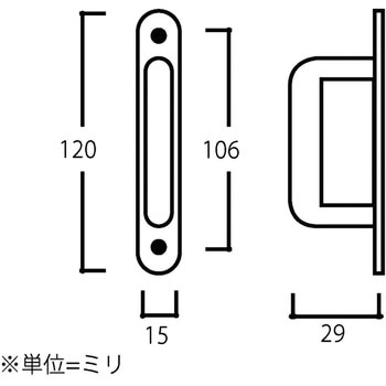 WH-4 ウッディハンドル BEST(金物)