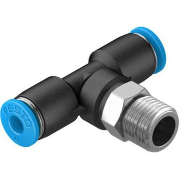 QST-1/8-4-100 �v�b�V���C���R�l�N�^ �ϕ��H�� 360�x�����ϊ� T�t�B�b�e�B���O �V�[�����O�����O Festo 21168195