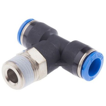 QST-3/8-10 �v�b�V���C���R�l�N�^ �ϕ��H�� 360�x�����ϊ� T�t�B�b�e�B���O �Z���t�V�[�����O Festo 21168448