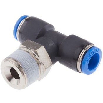 QST-3/8-8 �v�b�V���C���R�l�N�^ �ϕ��H�� 360�x�����ϊ� T�t�B�b�e�B���O �Z���t�V�[�����O Festo 21168484