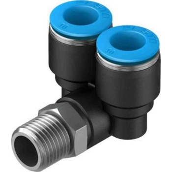 QSYL-1/4-10 �v�b�V���C���R�l�N�^ �ϕ��H�� 360�x�����ϊ� ����Y�t�B�b�e�B���O �Z���t�V�[�����O Festo 21168509