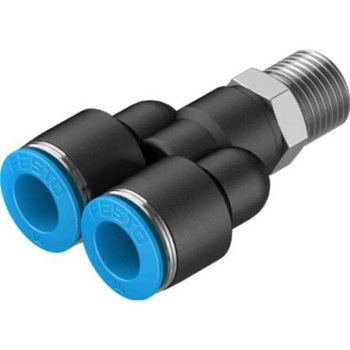 QSY-1/4-10 �v�b�V���C���R�l�N�^ �ϕ��H�� 360�x�����ϊ� ����Y�t�B�b�e�B���O �Z���t�V�[�����O Festo 21168868