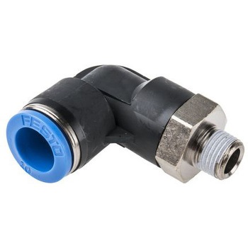 QSL-1/8-10 �v�b�V���C���R�l�N�^ �ϕ��H�� �G���{ ���C���t�B�b�e�B���O �Z���t�V�[�����O Festo �p�x90�� 21172368