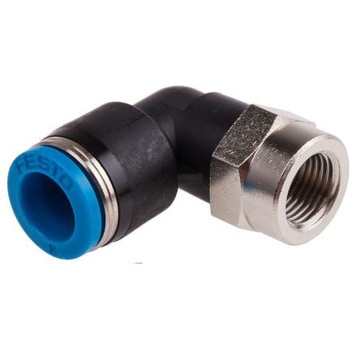 QSLF-1/8-8-B プッシュインコネクタ 耐腐食性 エルボ ラインフィッティング セルフシーリング Festo 21172508
