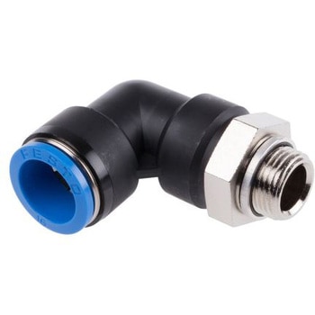 QSL-G3/8-16 プッシュインコネクタ 耐腐食性 エルボ ラインフィッティング セルフシーリング Festo 21172648