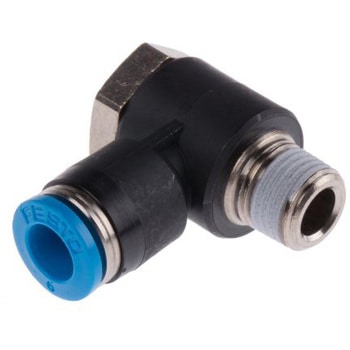 QSLV-1/8-6 �v�b�V���C���R�l�N�^ �ϕ��H�� �G���{ ���C���t�B�b�e�B���O �Z���t�V�[�����O Festo �p�x90�� 21173007