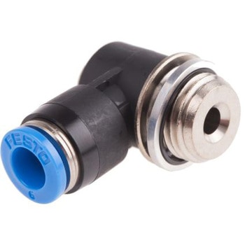 QSLV-G1/4-6-I プッシュインコネクタ 耐腐食性 エルボ ラインフィッティング セルフシーリング Festo 21173138