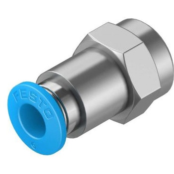 QSF-1/8-6-B �v�b�V���C���R�l�N�^ �ϕ��H�� �X�g���[�g ���C���t�B�b�e�B���O �Z���t�V�[�����O Festo 21175247