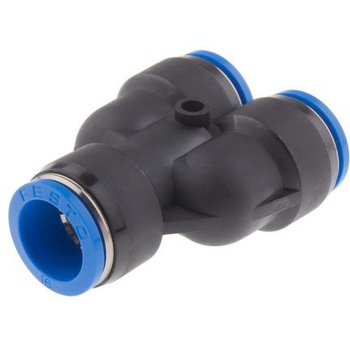 プッシュインコネクタ 耐腐食性 水平Yフィッティング Festo