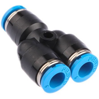 プッシュインコネクタ 耐腐食性 水平Yフィッティング Festo