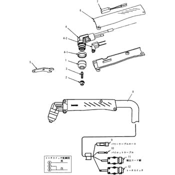 H669G11 部品 プラズマ切断トーチCT-0702 ダイヘン 1箱(10個) H669G11 - 【通販モノタロウ】