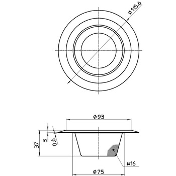 ツバ広ゴミこし(キッチン用) SANEI(旧:三栄水栓製作所)