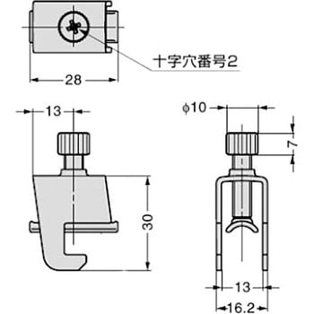配線孔ミストバリア ワイヤーブラケット LAMP(スガツネ工業)