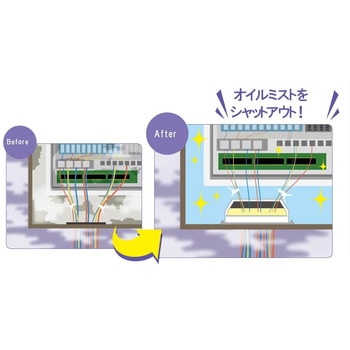 配線孔ミストバリア 本体 LAMP(スガツネ)