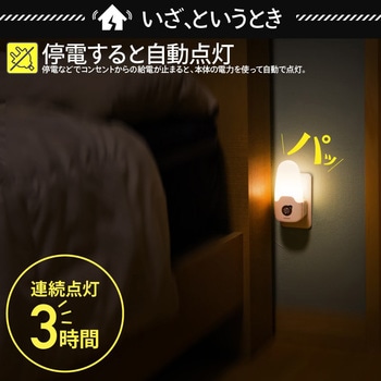 wasser64 コンセント式センサーライト 大河商事