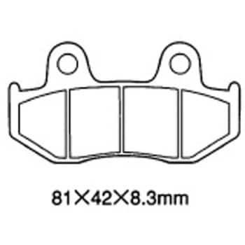 二輪車用ブレーキパッド NTB