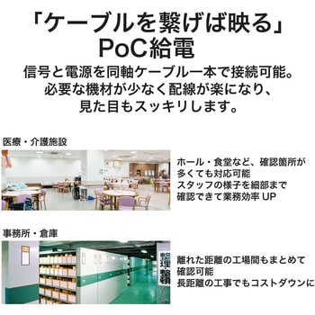 電動可変焦点バレット型同軸カメラ 200万画素 防水 防塵 (IP67) DXアンテナ