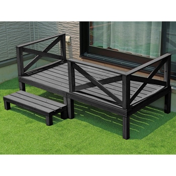 天然木ウッドデッキ 0.5坪セット ワンモード