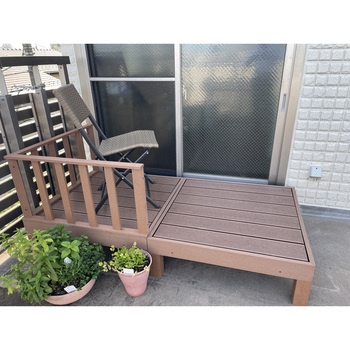 人工木デッキ タック