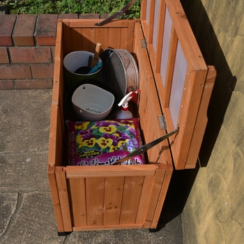 天然木ベンチストッカー ワンモード