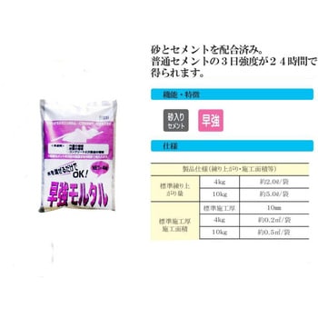 WS早強ドライモルタル マツモト産業