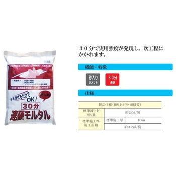 WS30分速硬モルタル マツモト産業