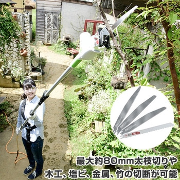 高枝ガーデンポールソー レシプロセット YAMAZEN(山善)