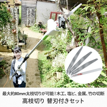 高枝ガーデンポールソー レシプロセット YAMAZEN(山善)