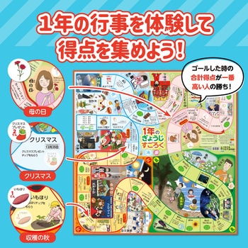 1年のぎょうじすごろく - アーテック[学校教材・教育玩具]