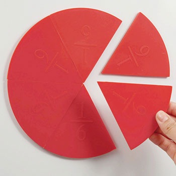 丸型分数説明器(大) - アーテック[学校教材・教育玩具]