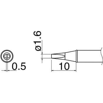 こて先(T31・鉛フリーはんだ対応・450℃) 白光