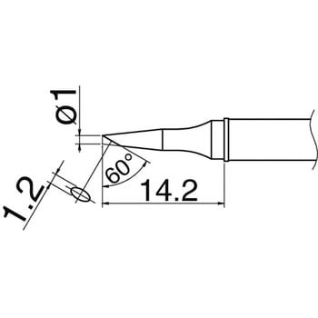 こて先 1BC型 白光 はんだごて替コテ先 【通販モノタロウ】