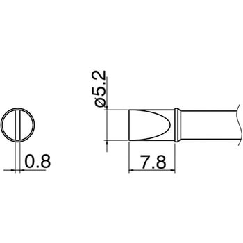 こて先(T31・鉛フリーはんだ対応・350℃) 白光