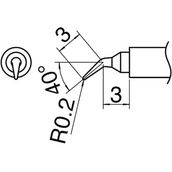 こて先(T30・鉛フリーはんだ対応) 白光