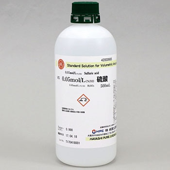 42000665 硫酸 1本(500mL) 林純薬工業 【通販モノタロウ】