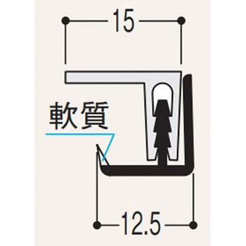 バスパネル見切S フクビ化学 浴室まわり副資材 【通販モノタロウ】