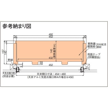 TAAD445 天井点検口用断熱材 フクビ化学 熱抵抗値4.1m2K/W - 【通販