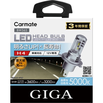 GIGA LEDヘッドバルブ C3600 カーメイト