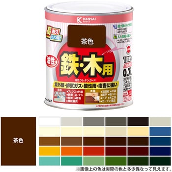 油性ウレタンガード 油性鉄部木部用(つやあり) カンペハピオ