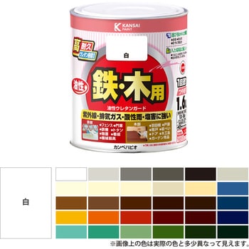油性ウレタンガード 油性鉄部木部用(つやあり) カンペハピオ