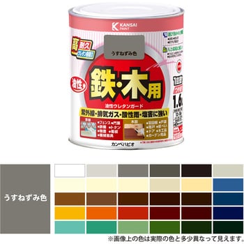 油性ウレタンガード 油性鉄部木部用(つやあり) カンペハピオ