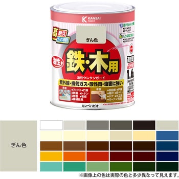 油性ウレタンガード 油性鉄部木部用(つやあり) カンペハピオ