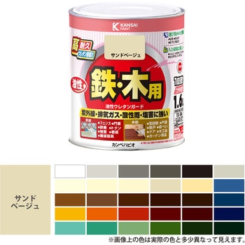 油性ウレタンガード 油性鉄部木部用(つやあり) カンペハピオ