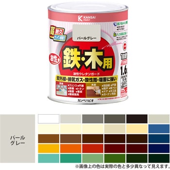 油性ウレタンガード 油性鉄部木部用(つやあり) カンペハピオ