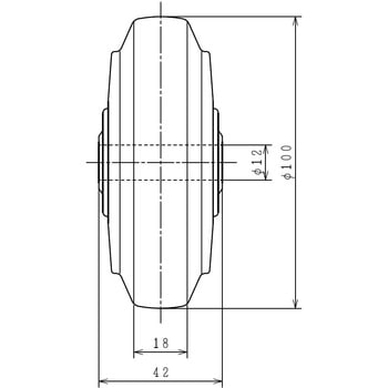 VN 車輪のみ(ゴム車輪) ナンシン