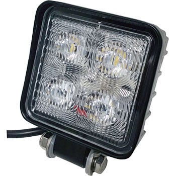 626806 LED4ミニワークランプ角型 12W 電球色 1個 JET INOUE ...