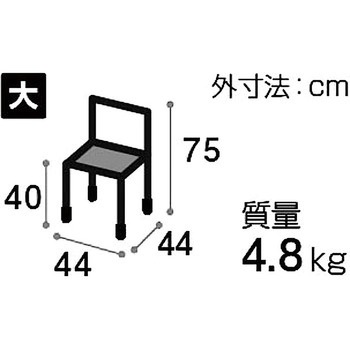 シャワーいす(ベーシックタイプ) 背もたれ型 矢崎化工