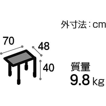 入浴用いす/入浴台 固定金具 EF-5515タイプ アジャスター付 矢崎化工
