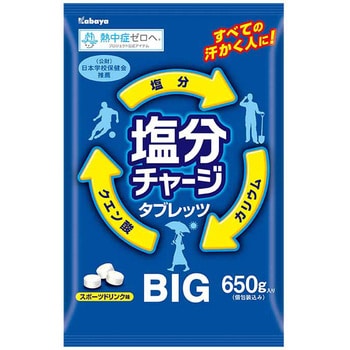 塩分チャージタブレッツ BIG カバヤ食品 熱中飴・タブレット・食品 【通販モノタロウ】