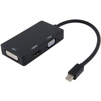 TR-MDHV Mini DP to DVI / HDMI / VGA 映像変換アダプタ 1個 トライ